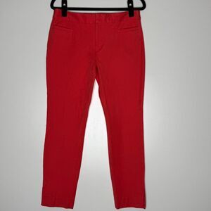 Banana Republic Sloan Fit Crop Pants Orange Women's Size 4